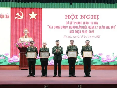 HỌC VIỆN HẬU CẦN ĐẨY MẠNH PHONG TRÀO “XÂY DỰNG ĐƠN VỊ NUÔI QUÂN GIỎI, QUẢN LÝ QUÂN NHU TỐT”