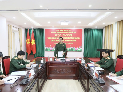 HỌC VIỆN HẬU CẦN HỌP HỘI ĐỒNG TỰ ĐÁNH GIÁ  CHƯƠNG TRÌNH ĐÀO TẠO