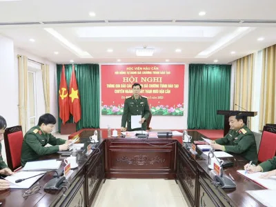 HỌC VIỆN HẬU CẦN HỌP HỘI ĐỒNG TỰ ĐÁNH GIÁ  CHƯƠNG TRÌNH ĐÀO TẠO