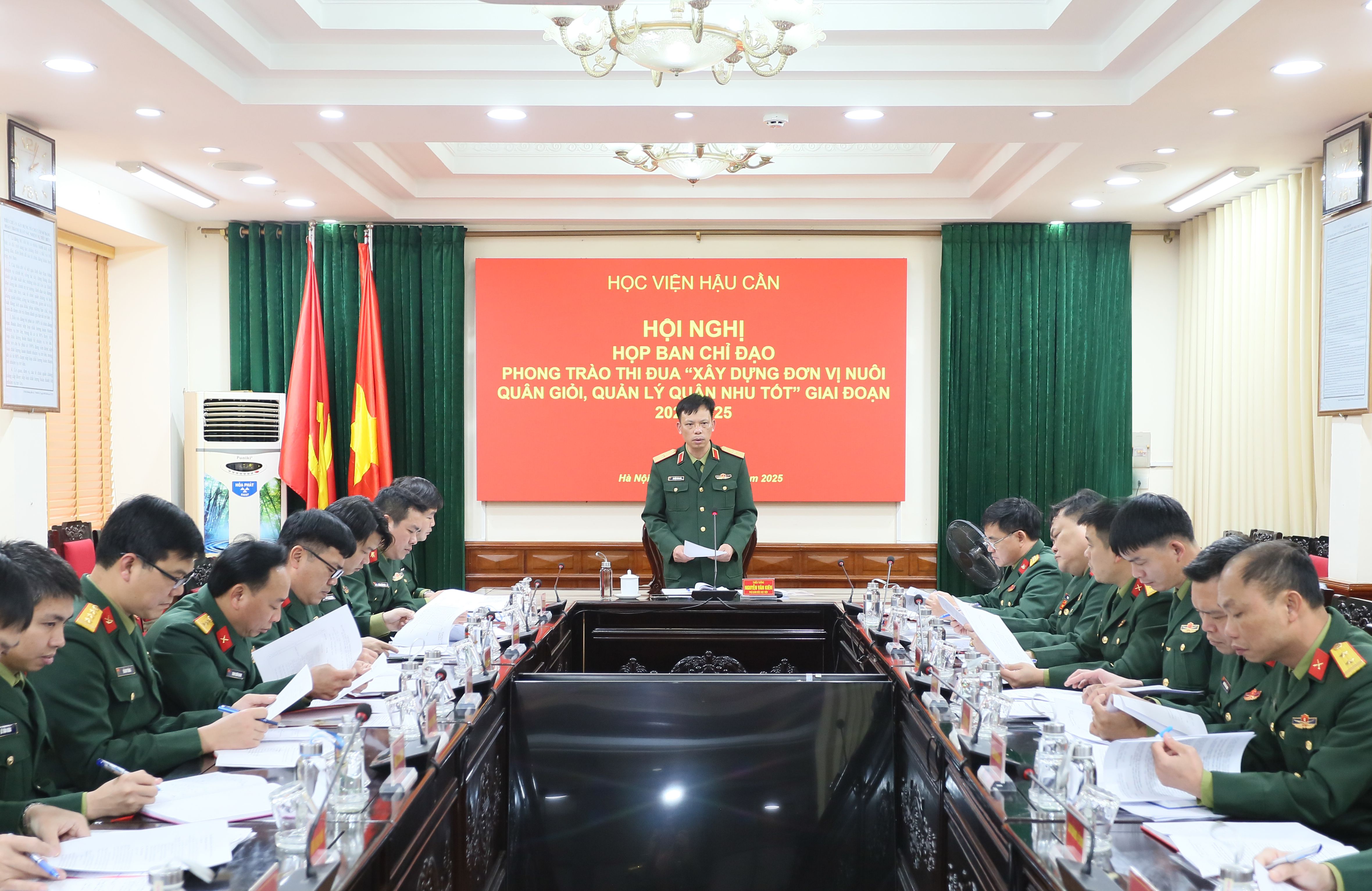 BAN CHỈ ĐẠO PHONG TRÀO THI ĐUA XÂY DỰNG ĐƠN VỊ NUÔI QUÂN GIỎI, QUẢN LÝ QUÂN NHU TỐT HỌP, TRIỂN KHAI NHIỆM VỤ
