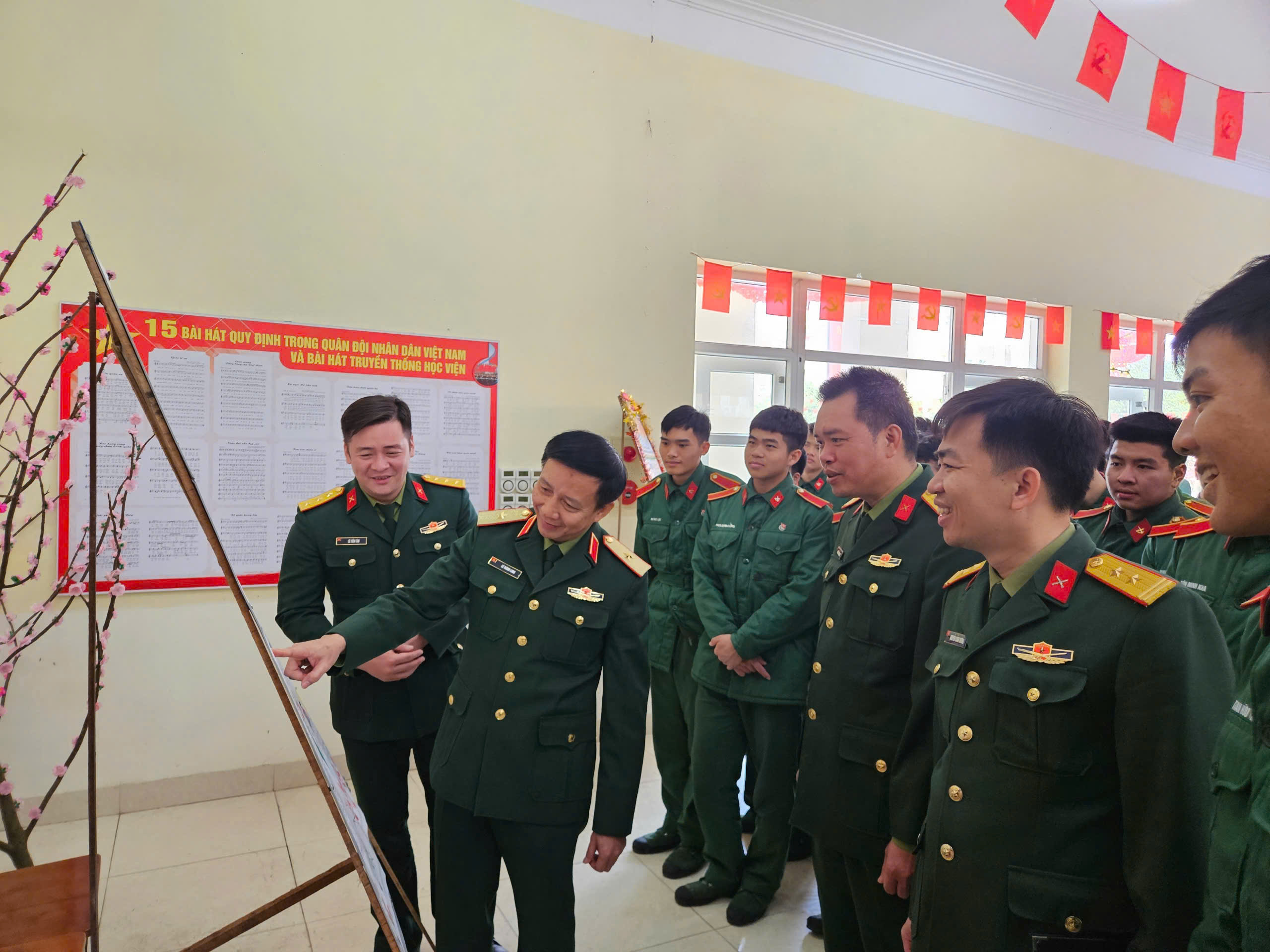 THỦ TRƯỞNG HỌC VIỆN THĂM, KIỂM TRA VÀ CHÚC TẾT TIỂU ĐOÀN 1, TIỂU ĐOÀN 3