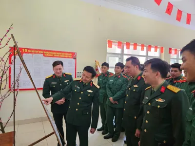 THỦ TRƯỞNG HỌC VIỆN THĂM, KIỂM TRA VÀ CHÚC TẾT TIỂU ĐOÀN 1, TIỂU ĐOÀN 3