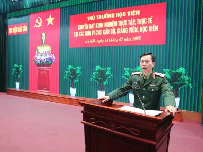 TRUYỀN THỤ KIẾN THỨC, KINH NGHIỆM THỰC TIỄN CHO CÁN BỘ, GIẢNG VIÊN, HỌC VIÊN TRƯỚC KHI ĐI THỰC TẬP, THỰC TẾ