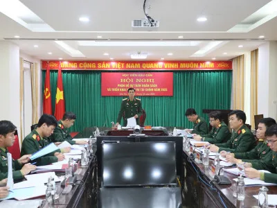 HỌC VIỆN HẬU CẦN TỔ CHỨC HỘI NGHỊ PHÂN BỔ DỰ TOÁN NGÂN SÁCH VÀ TRIỂN KHAI NHIỆM VỤ TÀI CHÍNH NĂM 2025