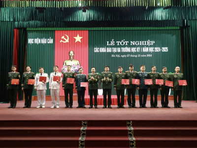 HỌC VIỆN HẬU CẦN, CUNG CẤP NHỮNG SĨ QUAN HẬU CẦN, KỸ THUẬT ƯU TÚ CHO TOÀN QUÂN