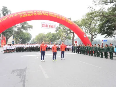 TUỔI TRẺ HỌC VIỆN HẬU CẦN TÍCH CỰC HƯỞNG ỨNG THAM GIA GIẢI CHẠY “TIẾP LỬA TRUYỀN THỐNG” CHÀO MỪNG KỶ NIỆM 80 NĂM NGÀY THÀNH LẬP QUÂN ĐỘI NHÂN DÂN VIỆT NAM