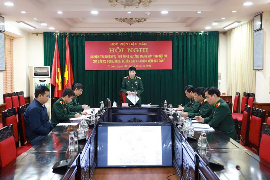 HỌC VIỆN HẬU CẦN - TIẾP TỤC ĐẨY MẠNH TRIỂN KHAI THỰC HIỆN CHUYỂN ĐỔI SỐ