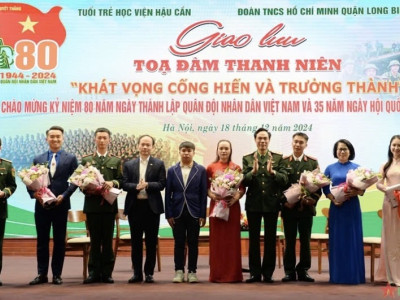 TUỔI TRẺ HỌC VIỆN HẬU CẦN LAN TỎA KHÁT VỌNG CỐNG HIẾN VÀ TRƯỞNG THÀNH