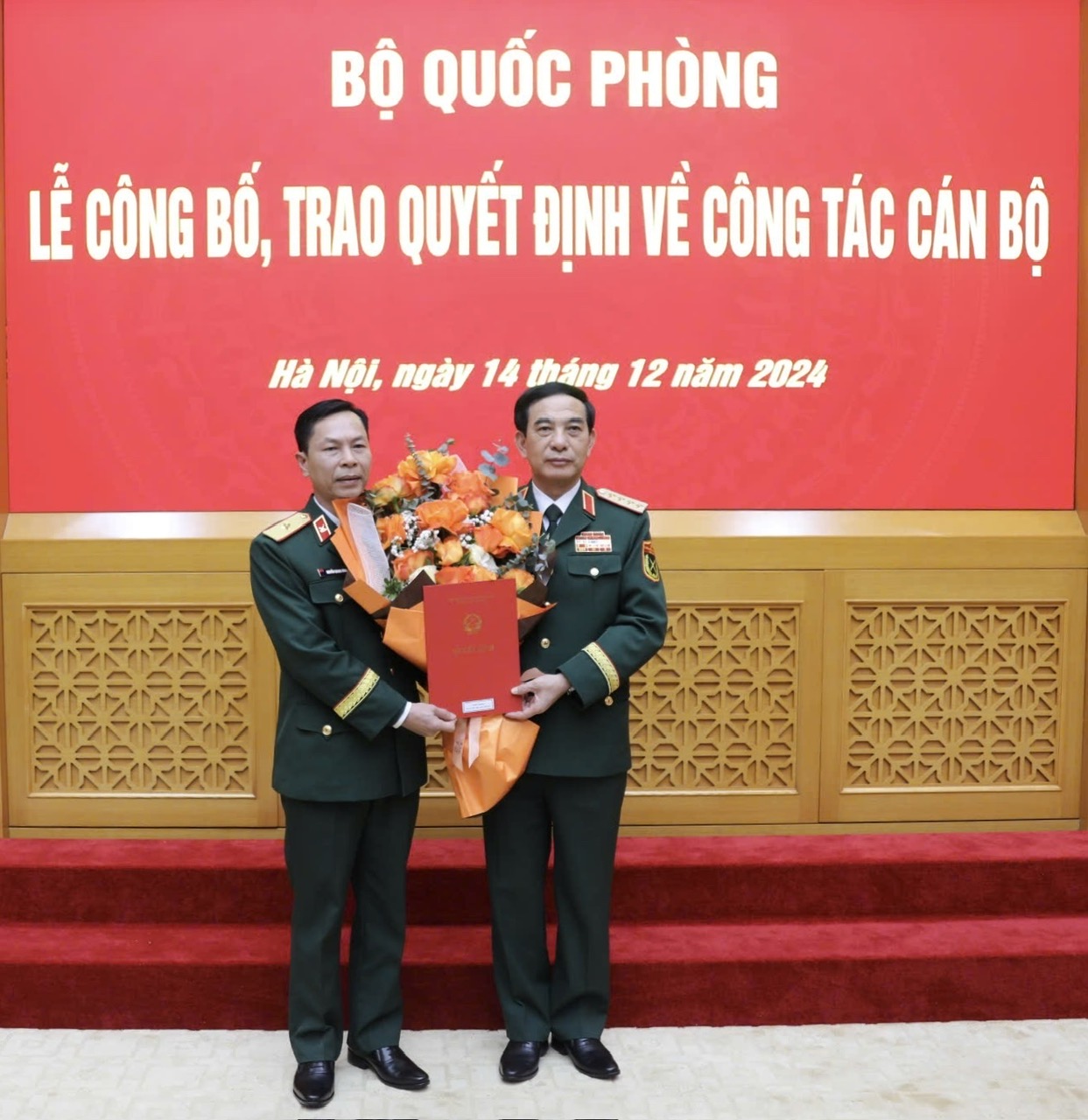 ĐỒNG CHÍ PHÓ GIÁM ĐỐC HỌC VIỆN VINH DỰ ĐƯỢC THĂNG QUÂN HÀM THIẾU TƯỚNG