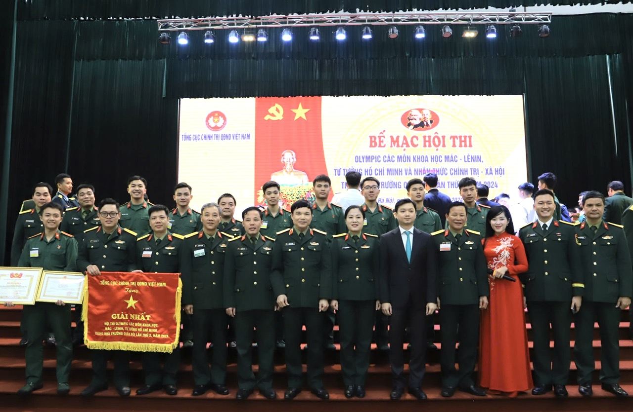 ĐỘI TUYỂN HỌC VIỆN HẬU CẦN XUẤT SẮC GIÀNH GIẢI NHẤT HỘI THI