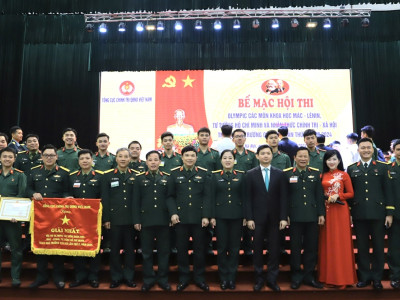 ĐỘI TUYỂN HỌC VIỆN HẬU CẦN XUẤT SẮC GIÀNH GIẢI NHẤT HỘI THI