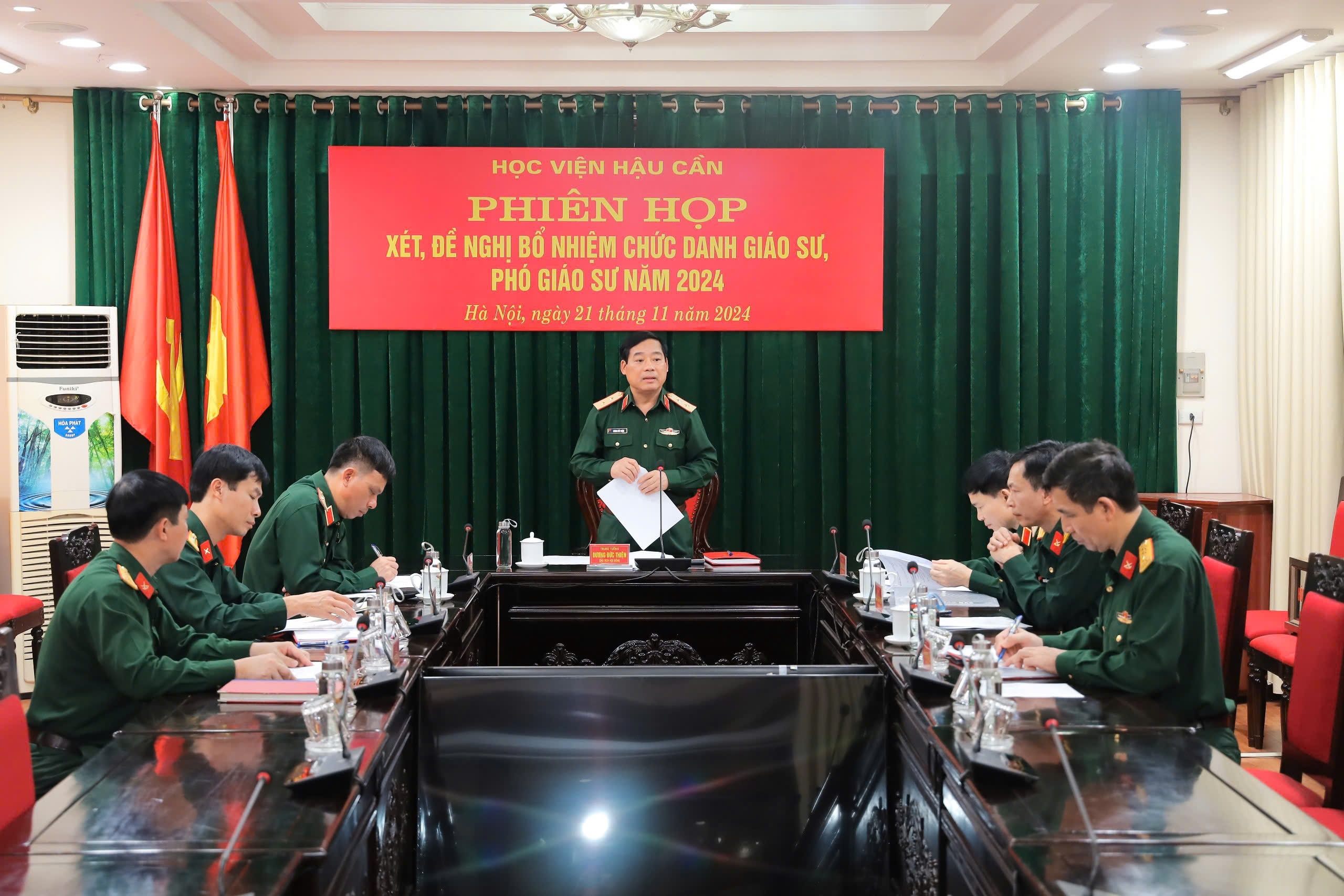 HỌC VIỆN HẬU CẦN XÉT, ĐỀ NGHỊ BỔ NHIỆM CHỨC DANH GIÁO SƯ, PHÓ GIÁO SƯ NĂM 2024