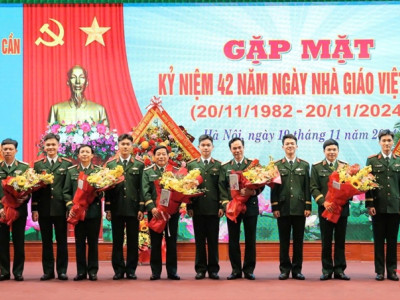 HỌC VIỆN HẬU CẦN GẶP MẶT KỶ NIỆM NGÀY NHÀ GIÁO VIỆT NAM 20-11