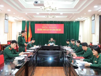 HỌC VIỆN HẬU CẦN TỔ CHỨC HỘI NGHỊ HỘI ĐỒNG CHÍNH SÁCH TIỀN LƯƠNG NĂM 2024