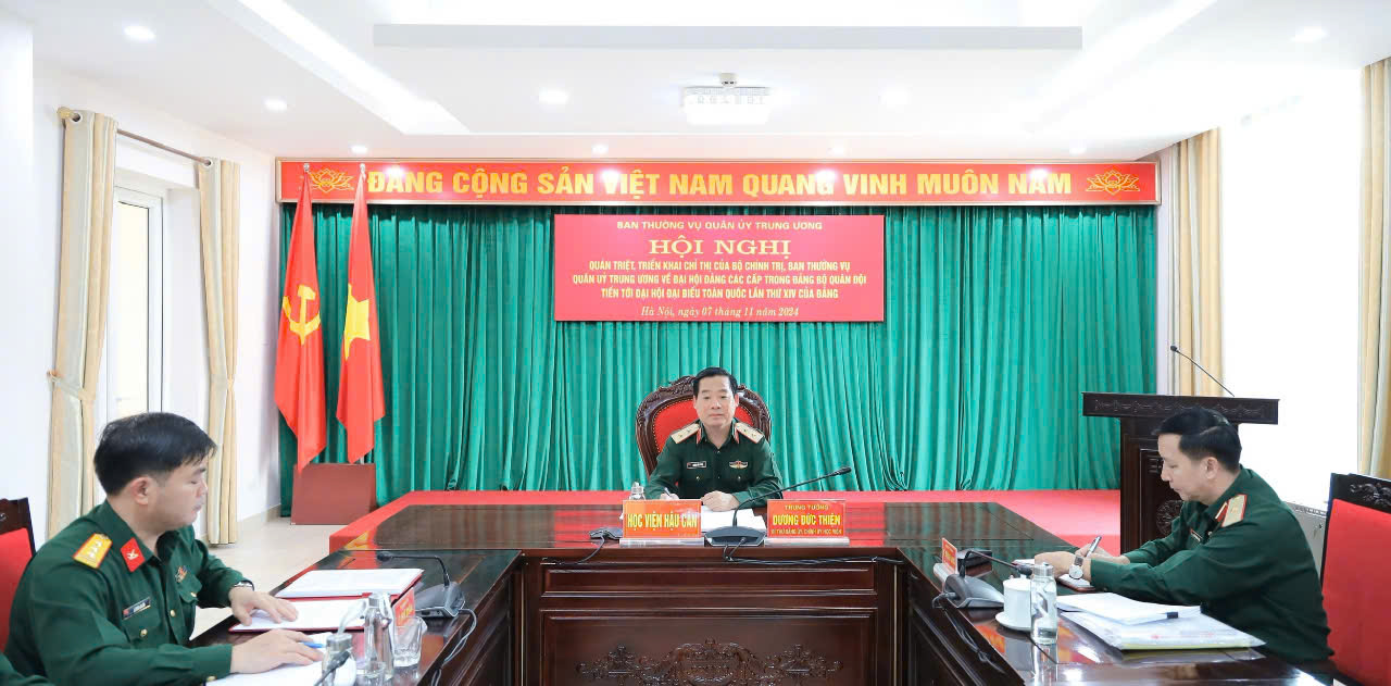 HỘI NGHỊ QUÁN TRIỆT, TRIỂN KHAI THỰC HIỆN CÁC VĂN BẢN LÃNH ĐẠO, CHỈ ĐẠO ĐẠI HỘI ĐẢNG CÁC CẤP TIẾN TỚI ĐẠI HỘI ĐẠI BIỂU TOÀN QUỐC LẦN THỨ XIV CỦA ĐẢNG