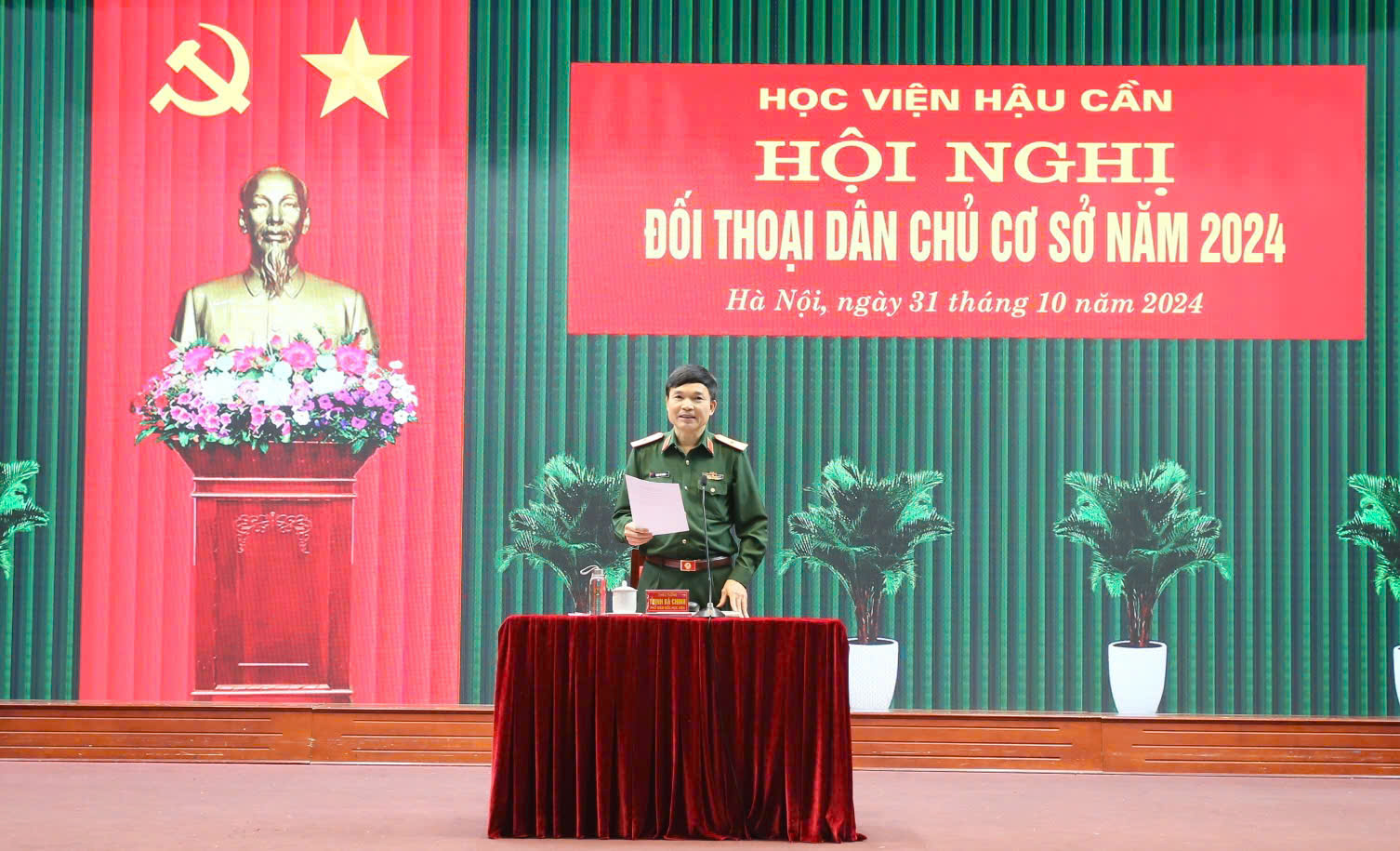 HỌC VIỆN HẬU CẦN TỔ CHỨC HỘI NGHỊ ĐỐI THOẠI DÂN CHỦ CƠ SỞ