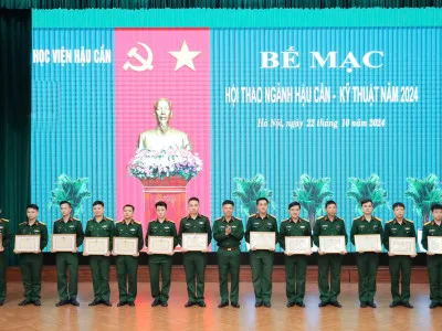 HỌC VIỆN HẬU CẦN BẾ MẠC HỘI THAO NGÀNH HẬU CẦN - KỸ THUẬT NĂM 2024
