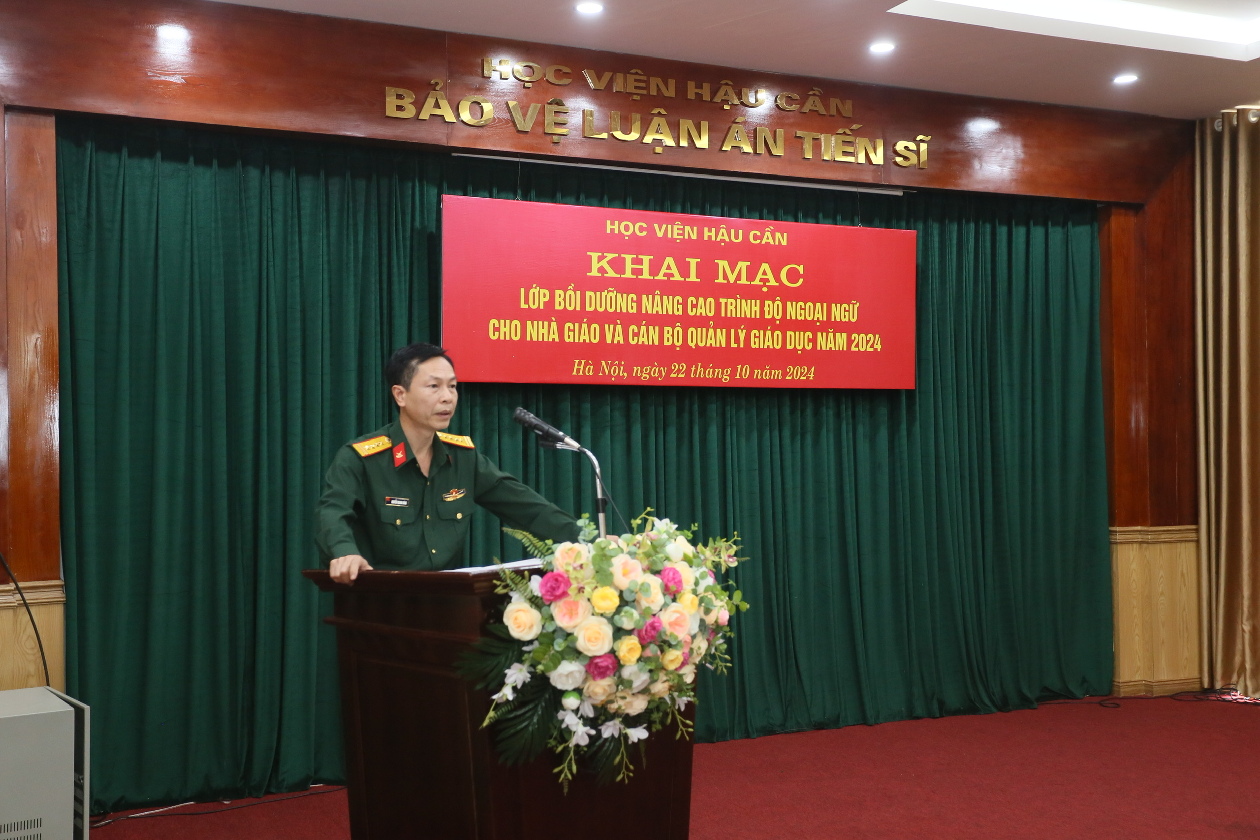 KHAI MẠC LỚP BỒI DƯỠNG NÂNG CAO TRÌNH ĐỘ NGOẠI NGỮ CHO NHÀ GIÁO VÀ CÁN BỘ QUẢN LÝ GIÁO DỤC NĂM 2024