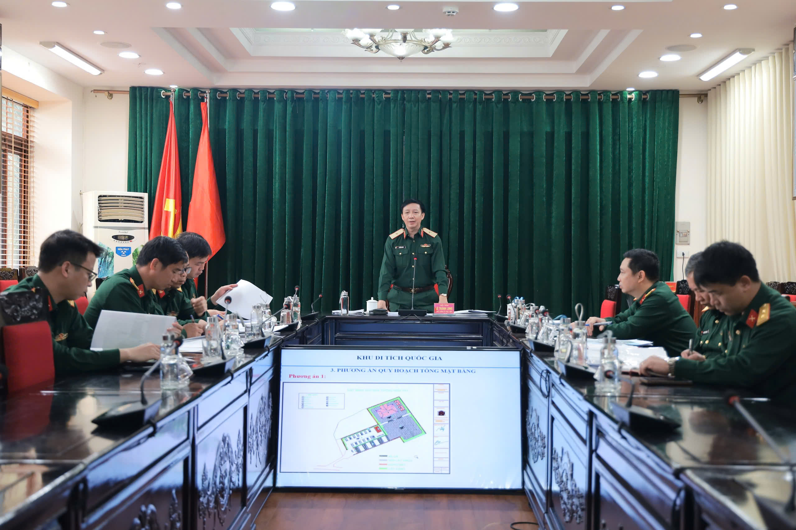 HỌC VIỆN HẬU CẦN HỌP BAN TÔN TẠO KHU DI TÍCH