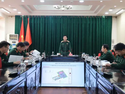 HỌC VIỆN HẬU CẦN HỌP BAN TÔN TẠO KHU DI TÍCH