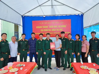 HỌC VIỆN HẬU CẦN KHÁNH THÀNH, BÀN GIAO “NGÔI NHÀ 100 ĐỒNG”