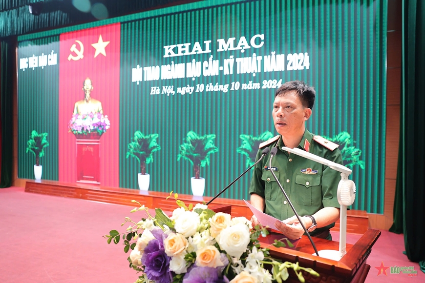 HỌC VIỆN HẬU CẦN KHAI MẠC HỘI THAO NGÀNH HẬU CẦN - KỸ THUẬT NĂM 2024