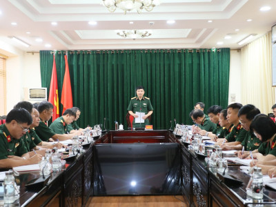 GIAO NHIỆM VỤ CHO CÁC CHỦ NHIỆM ĐỀ TÀI, SÁNG KIẾN  DỰ THI GIẢI THƯỞNG TUỔI TRẺ SÁNG TẠO TRONG QUÂN ĐỘI  LẦN THỨ 25