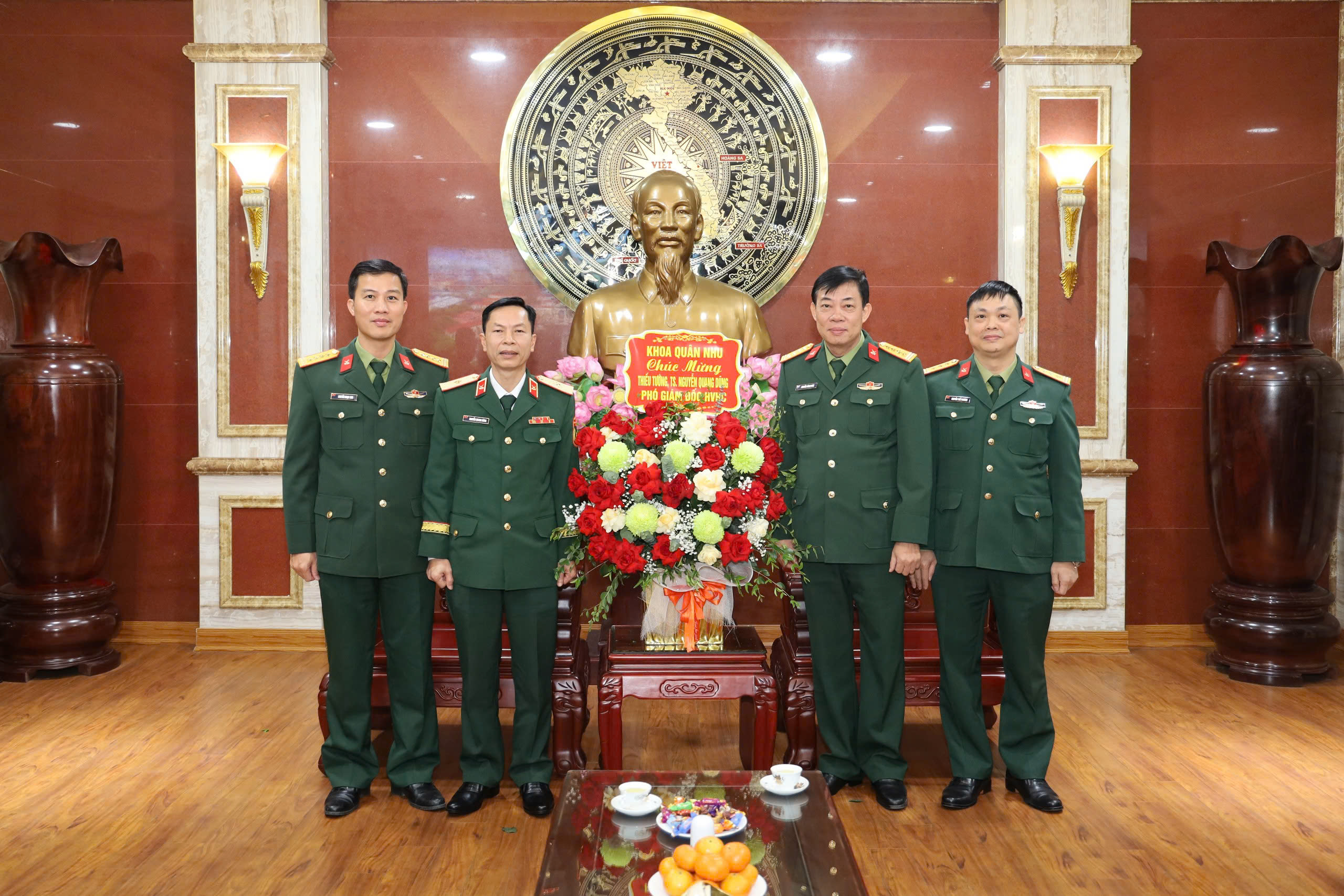 HUẤN LUYỆN THỰC HÀNH CHUYÊN NGÀNH CHO HỌC VIÊN  ĐÀO TẠO SĨ QUAN HẬU CẦN CẤP PHÂN ĐỘI, TRÌNH ĐỘ ĐẠI HỌC, CHUYÊN NGÀNH CHỈ HUY THAM MƯU HẬU CẦN VÀ QUÂN NHU