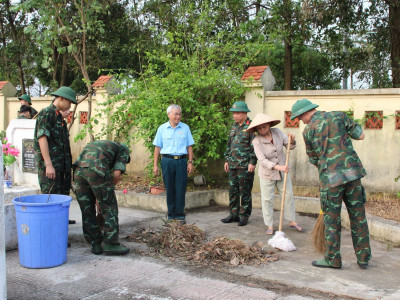 TUỔI TRẺ ĐOÀN CƠ SỞ TIỂU ĐOÀN 4 - ĐẾN VỚI XÃ ĐÔNG HỘI