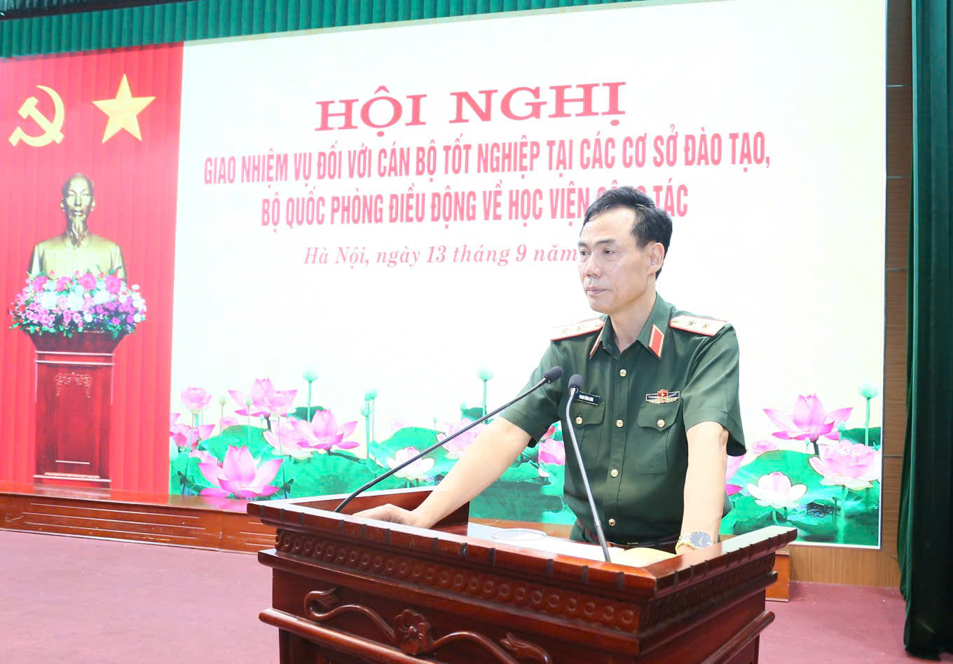ĐỂ ĐỘI NGŨ CÁN BỘ TỐT NGHIỆP CÁC TRƯỜNG VỀ HỌC VIỆN HẬU CẦN THỰC SỰ TRỞ THÀNH NGUỒN SỨC MẠNH NỘI SINH, TƯƠNG LAI CỦA HỌC VIỆN