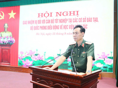 ĐỂ ĐỘI NGŨ CÁN BỘ TỐT NGHIỆP CÁC TRƯỜNG VỀ HỌC VIỆN HẬU CẦN THỰC SỰ TRỞ THÀNH NGUỒN SỨC MẠNH NỘI SINH, TƯƠNG LAI CỦA HỌC VIỆN