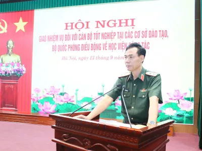 ĐỂ ĐỘI NGŨ CÁN BỘ TỐT NGHIỆP CÁC TRƯỜNG VỀ HỌC VIỆN HẬU CẦN THỰC SỰ TRỞ THÀNH NGUỒN SỨC MẠNH NỘI SINH, TƯƠNG LAI CỦA HỌC VIỆN