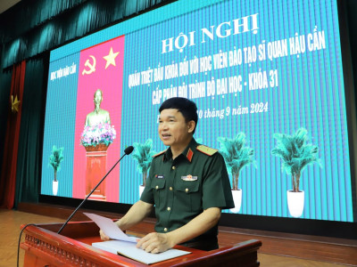 ĐỂ NHỮNG TÂN HỌC VIÊN SỚM HOÀ NHỊP VỚI MÔI TRƯỜNG QUÂN ĐỘI