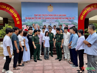 TIẾP NHẬN HỌC VIÊN TRÚNG TUYỂN KHÓA 31 TẠI HỌC VIỆN HẬU CẦN: ĐẦM ẤM, YÊU THƯƠNG, NÊU GƯƠNG, TRÁCH NHIỆM