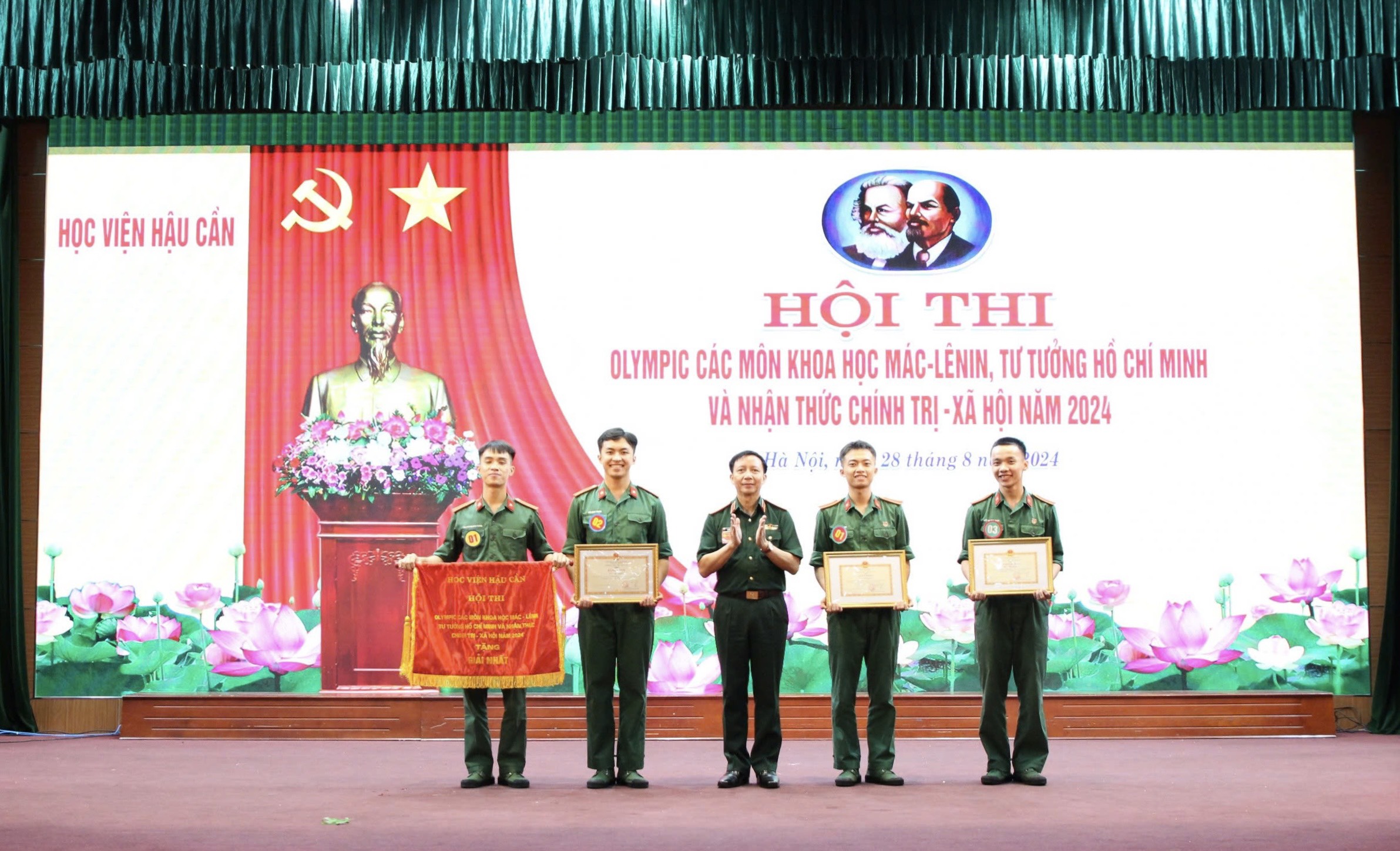 HỌC VIỆN HẬU CẦN: SÔI NỔI HỘI THI OLYMPIC CÁC MÔN KHOA HỌC MÁC - LÊNIN, TƯ TƯỞNG HỒ CHÍ MINH VÀ NHẬN THỨC CHÍNH TRỊ - XÃ HỘI NĂM 2024