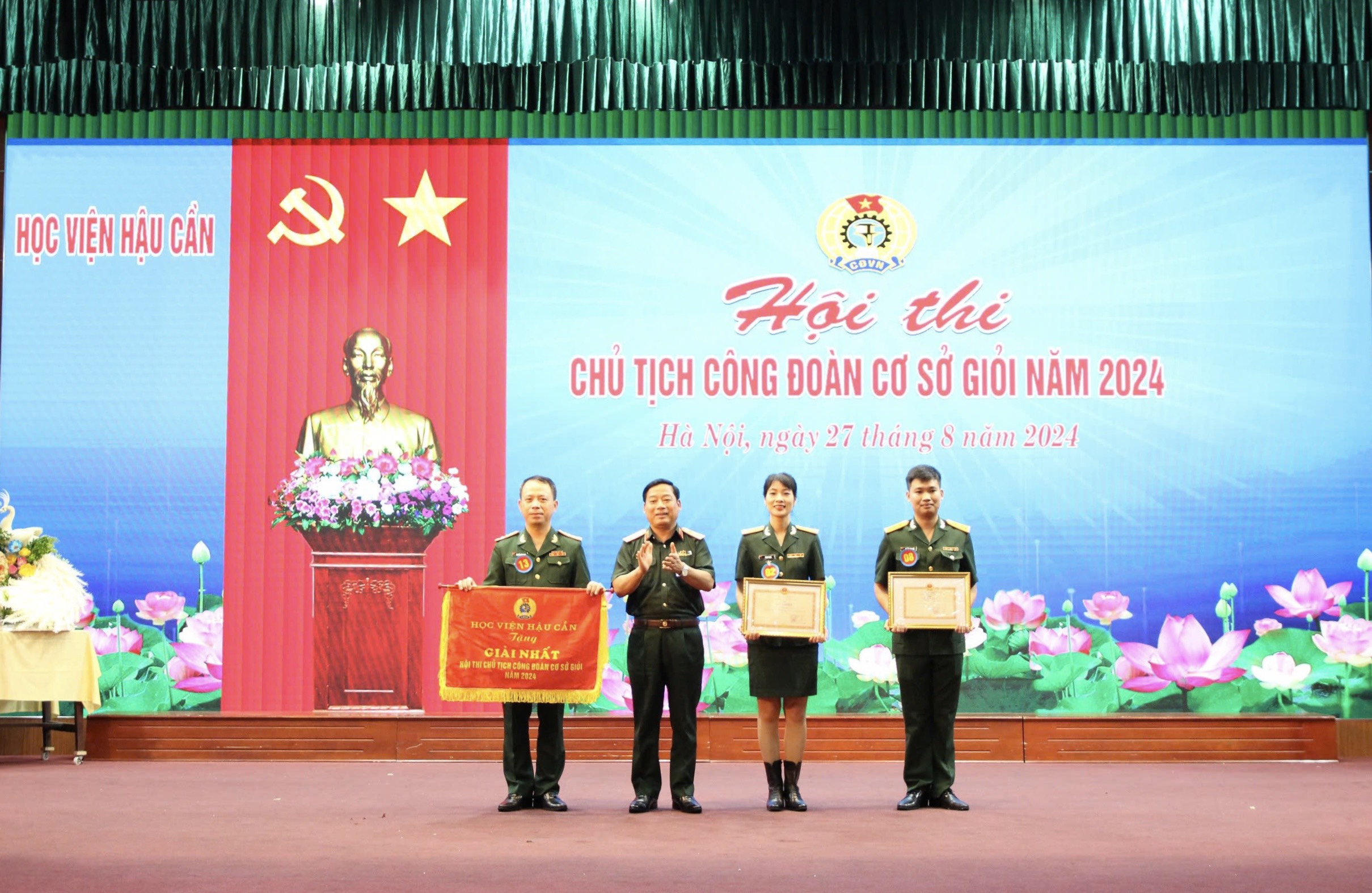 HỌC VIỆN HẬU CẦN - LAN TOẢ Ý NGHĨA TỪ HỘI THI CHỦ TỊCH CÔNG ĐOÀN CƠ SỞ GIỎI