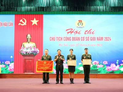 HỌC VIỆN HẬU CẦN - LAN TOẢ Ý NGHĨA TỪ HỘI THI CHỦ TỊCH CÔNG ĐOÀN CƠ SỞ GIỎI