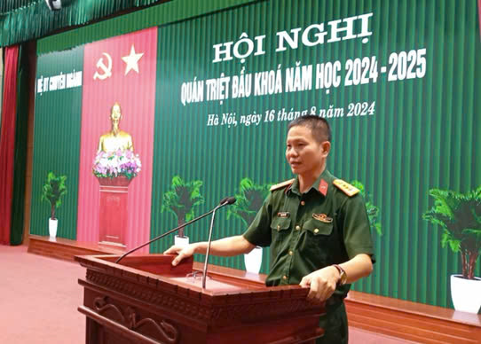 QUYẾT TÂM HOÀN THÀNH XUẤT SẮC NHIỆM VỤ NGAY TỪ NGÀY ĐẦU KHOÁ HỌC