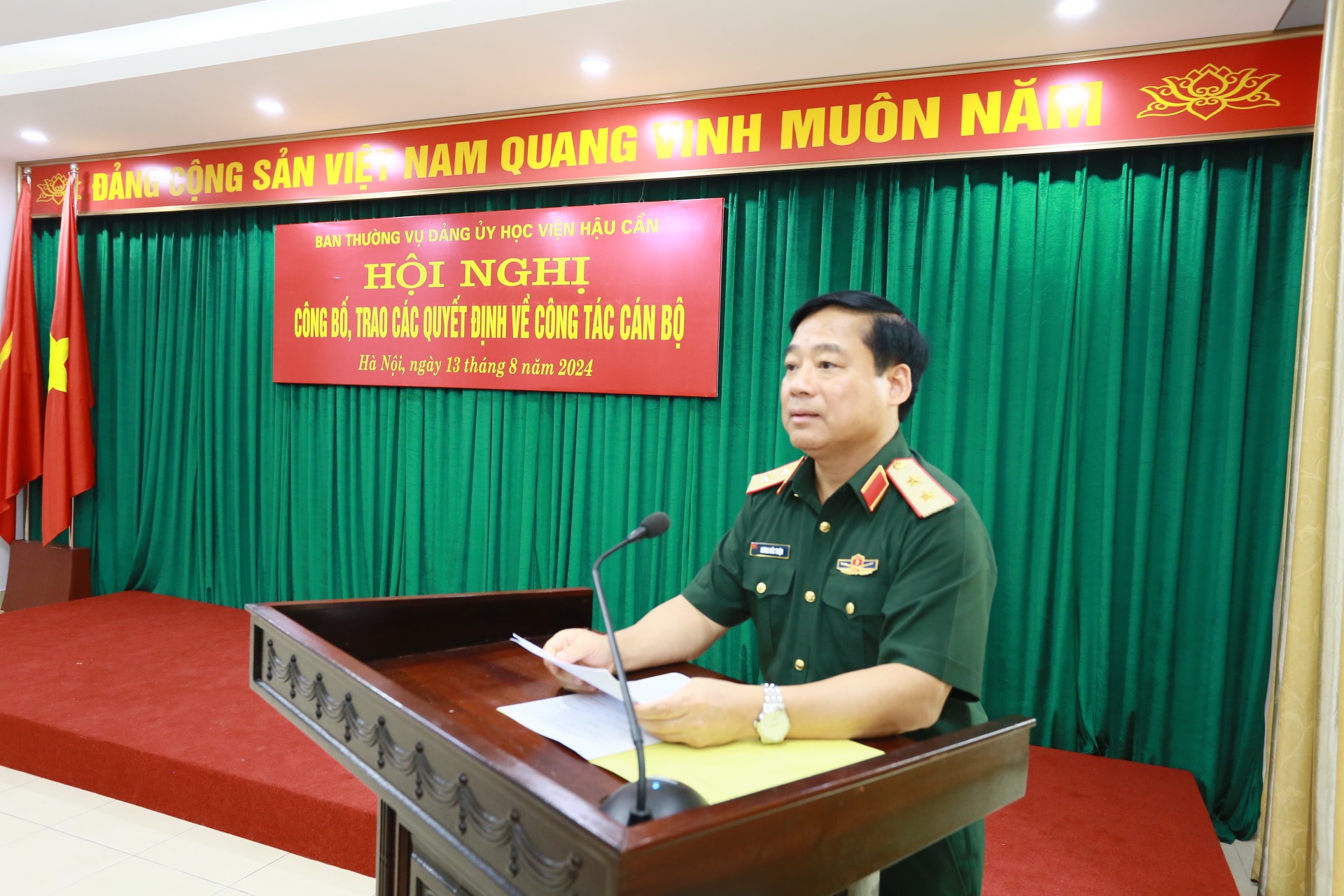 HỌC VIỆN HẬU CẦN - QUAN TÂM CHĂM LO XÂY DỰNG, PHÁT TRIỂN ĐỘI NGŨ CÁN BỘ, GIẢNG VIÊN