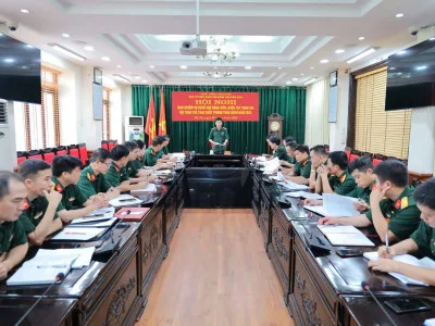 GIAO NHIỆM VỤ CHO BAN TỔ CHỨC ĐOÀN VẬN ĐỘNG VIÊN THAM GIA HỘI THAO THỂ THAO QUỐC PHÒNG TOÀN QUÂN NĂM 2024