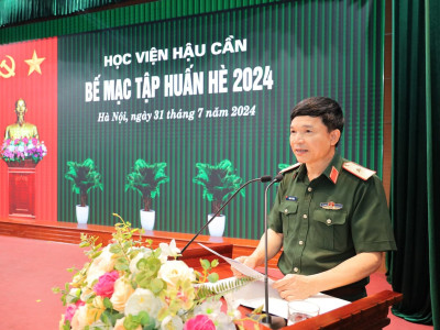 HỌC VIỆN HẬU CẦN BẾ MẠC TẬP HUẤN HÈ 2024