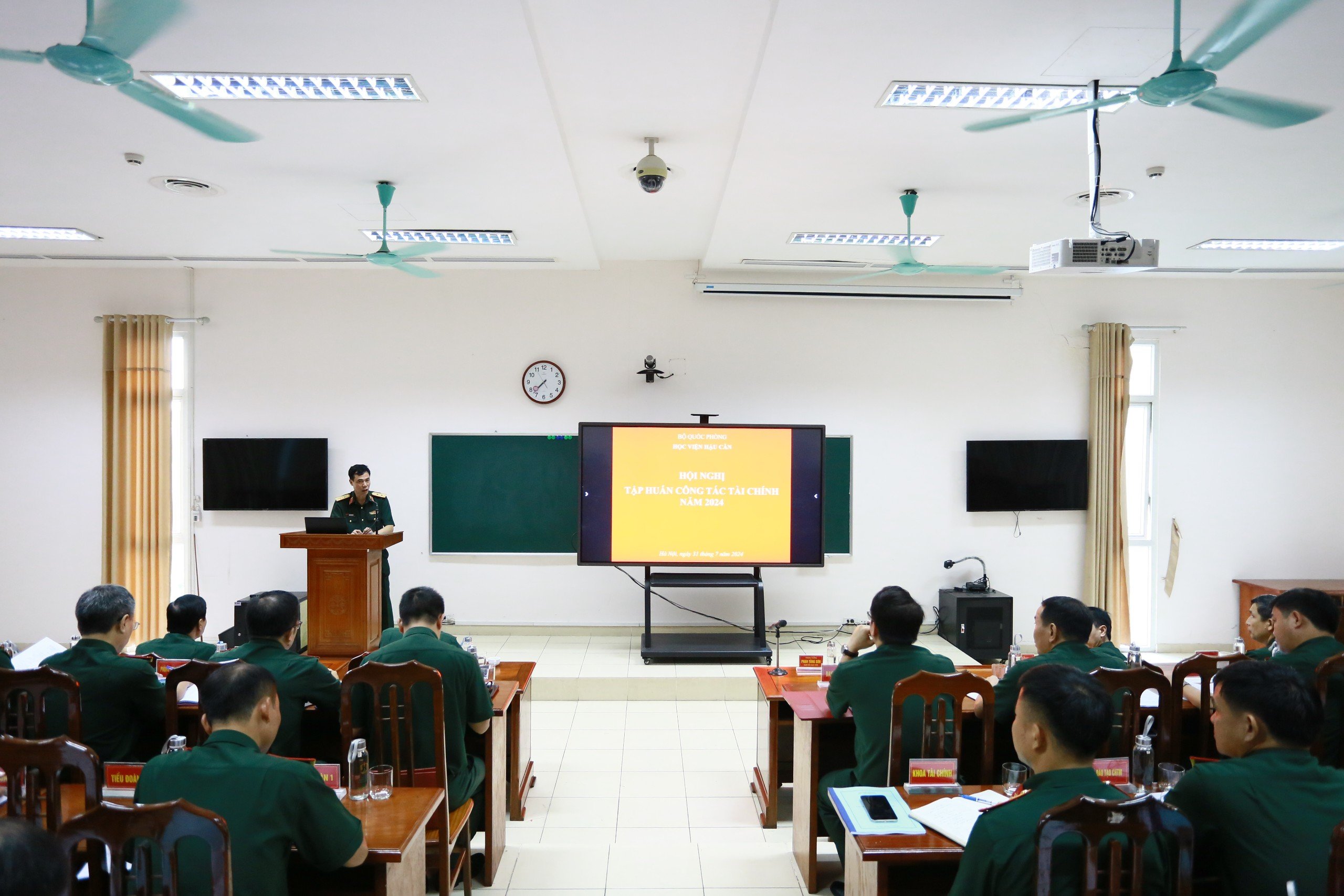 HỌC VIỆN HẬU CẦN TẬP HUẤN CÔNG TÁC TÀI CHÍNH NĂM 2024