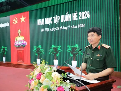 HỌC VIỆN HẬU CẦN KHAI MẠC TẬP HUẤN HÈ 2024