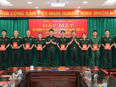 HỌC VIỆN HẬU CẦN GẶP MẶT KỶ NIỆM 77 NĂM NGÀY THƯƠNG BINH – LIỆT SĨ