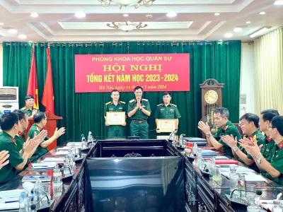 SÔI NỔI HỘI NGHỊ TỔNG KẾT NĂM HỌC Ở CÁC CƠ QUAN, ĐƠN VỊ TRONG HỌC VIỆN