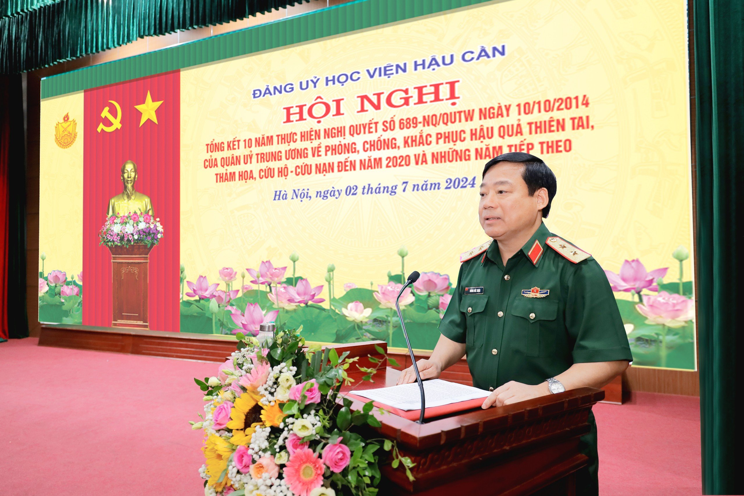 HỌC VIỆN HẬU CẦN: ĐƯA NGHỊ QUYẾT SỐ 689 CỦA QUÂN UỶ TRUNG ƯƠNG VÀO THỰC TIỄN TỪNG NHIỆM VỤ