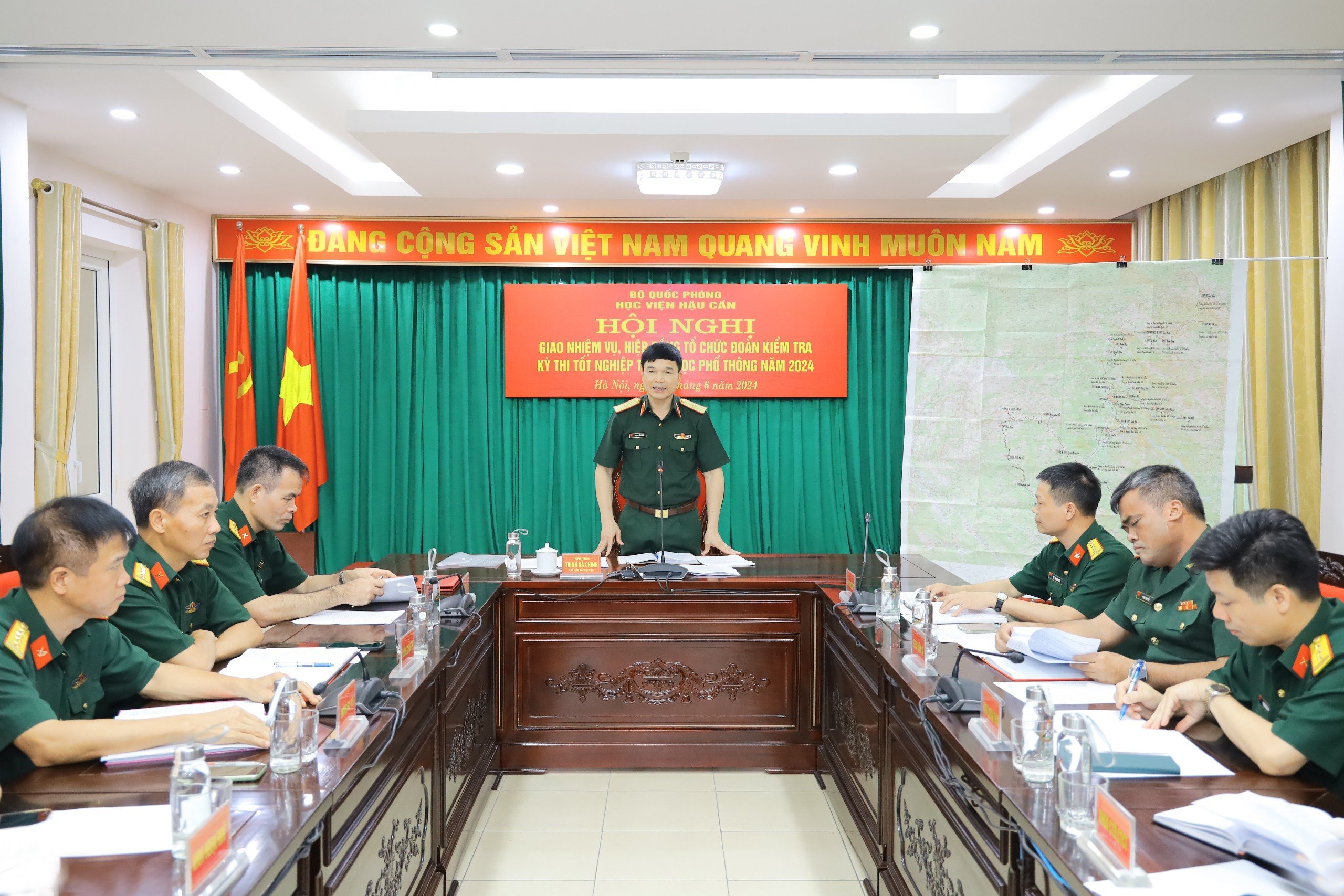 HỌC VIỆN HẬU CẦN GIAO NHIỆM VỤ, HIỆP ĐỒNG, TỔ CHỨC ĐOÀN KIỂM TRA KỲ THI TỐT NGHIỆP TRUNG HỌC PHỔ THÔNG NĂM 2024