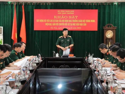CỤC NHÀ TRƯỜNG KHẢO SÁT TẠI HỌC VIỆN HẬU CẦN
