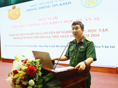 HỌC VIỆN HẬU CẦN VỚI BIỂN, ĐẢO QUÊ HƯƠNG