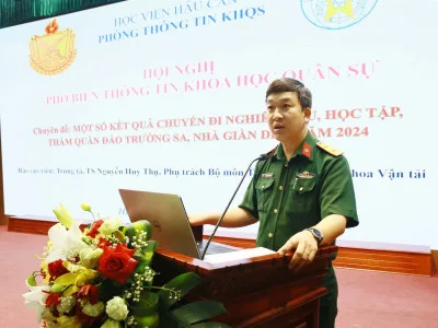HỌC VIỆN HẬU CẦN VỚI BIỂN, ĐẢO QUÊ HƯƠNG